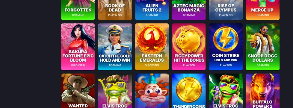Spin Hold and Win slots