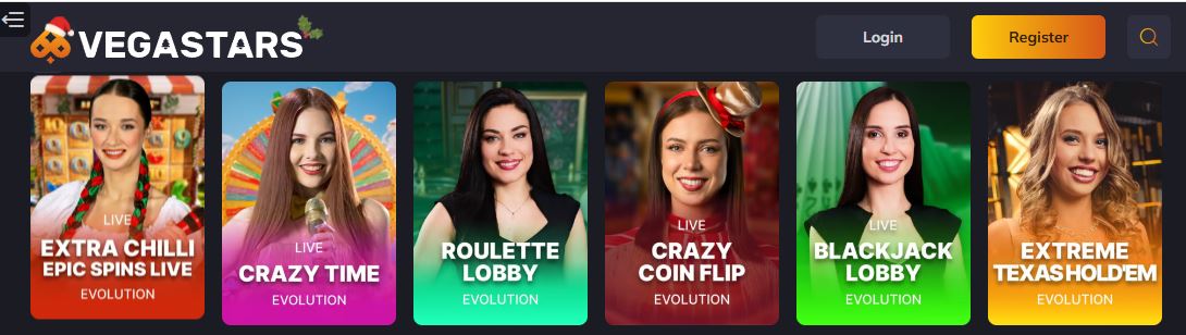 Join live blackjack and roulette tables