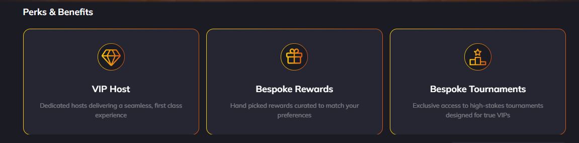 Get VIP host and bespoke rewards at VegaStars